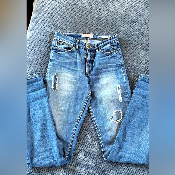 1981 High Rise Skinny Jeans In Ace High Wash - Picture 3 of 6